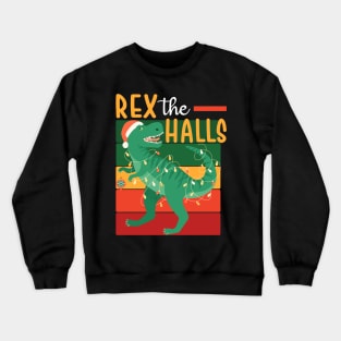 Rex the Halls Crewneck Sweatshirt